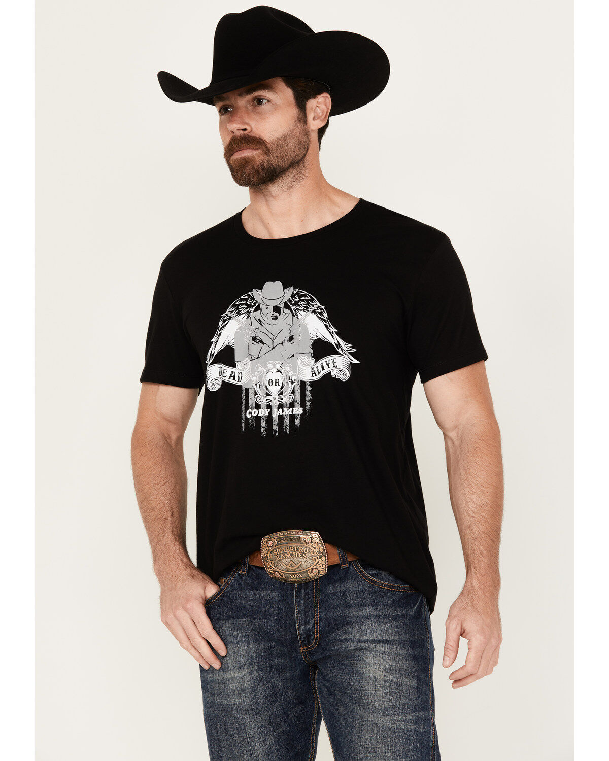 Cody James Men's Dead Or Alive Short Sleeve Graphic T-Shirt