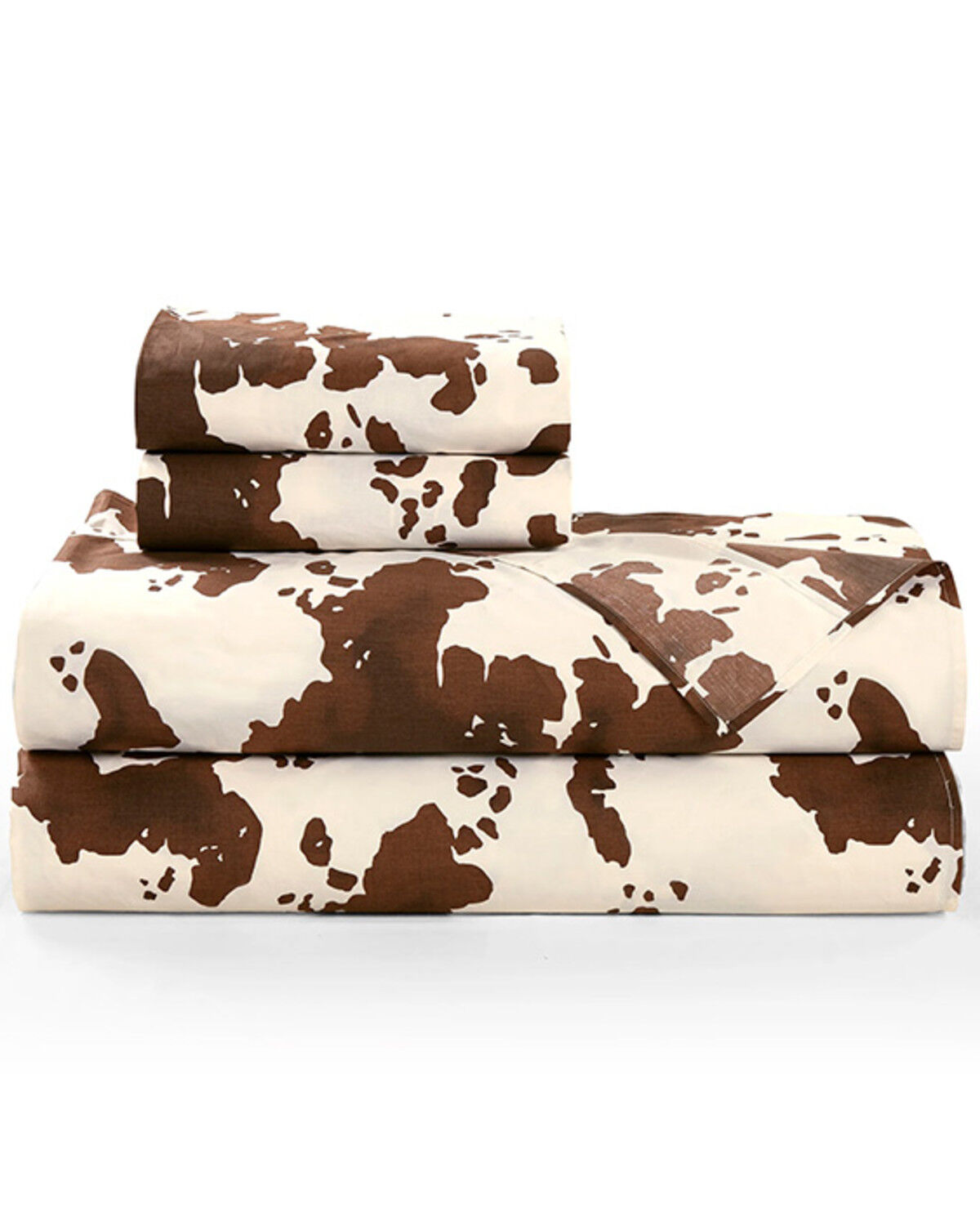 HiEnd Accents 200TC Cotton Elsa Cowhide 4 Piece Sheet Set - King Size