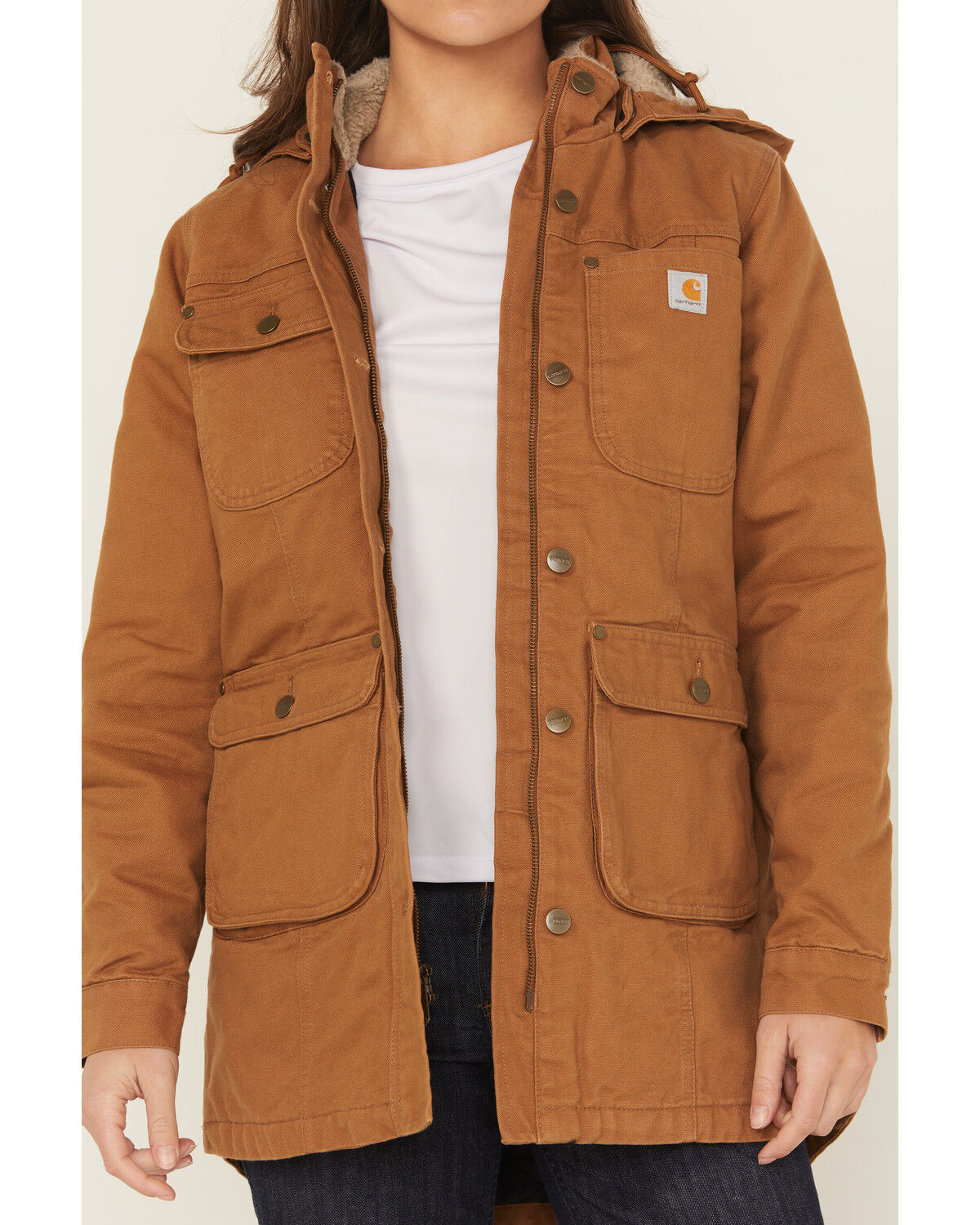 Carhartt Women's Loose Fit Weathered Duck Coat