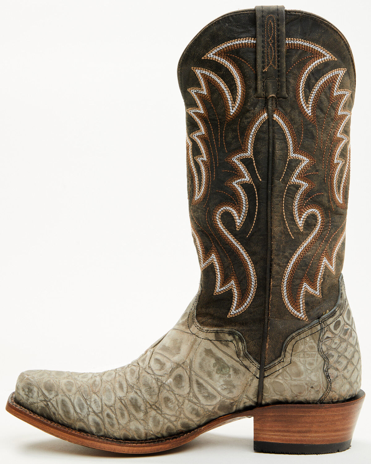 El Dorado Men's Exotic Alligator Western Boots - Square Toe