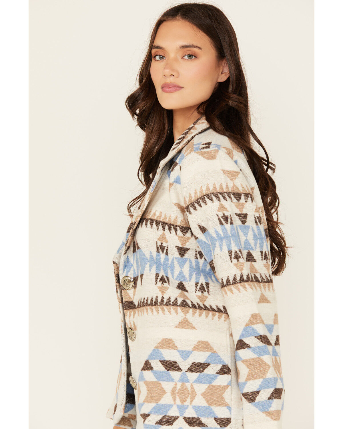 Cotton & Rye Women's Southwestern Print Blazer