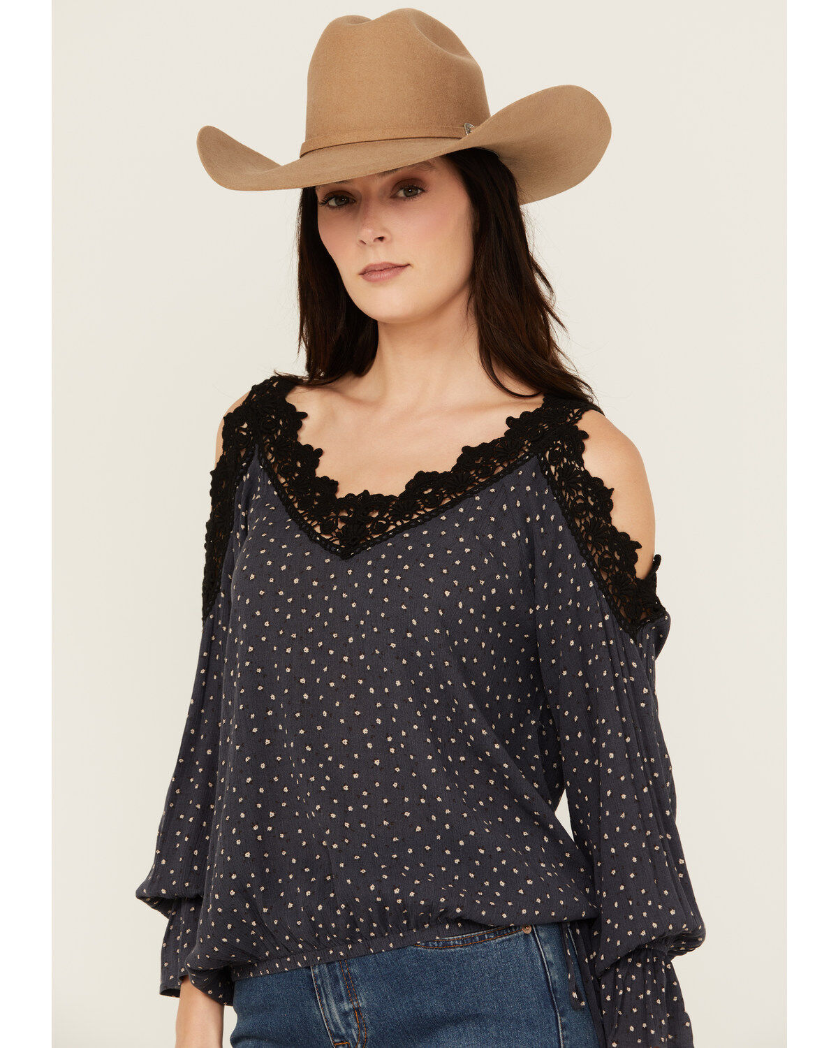 Wild Moss Women's Cold Shoulder Top