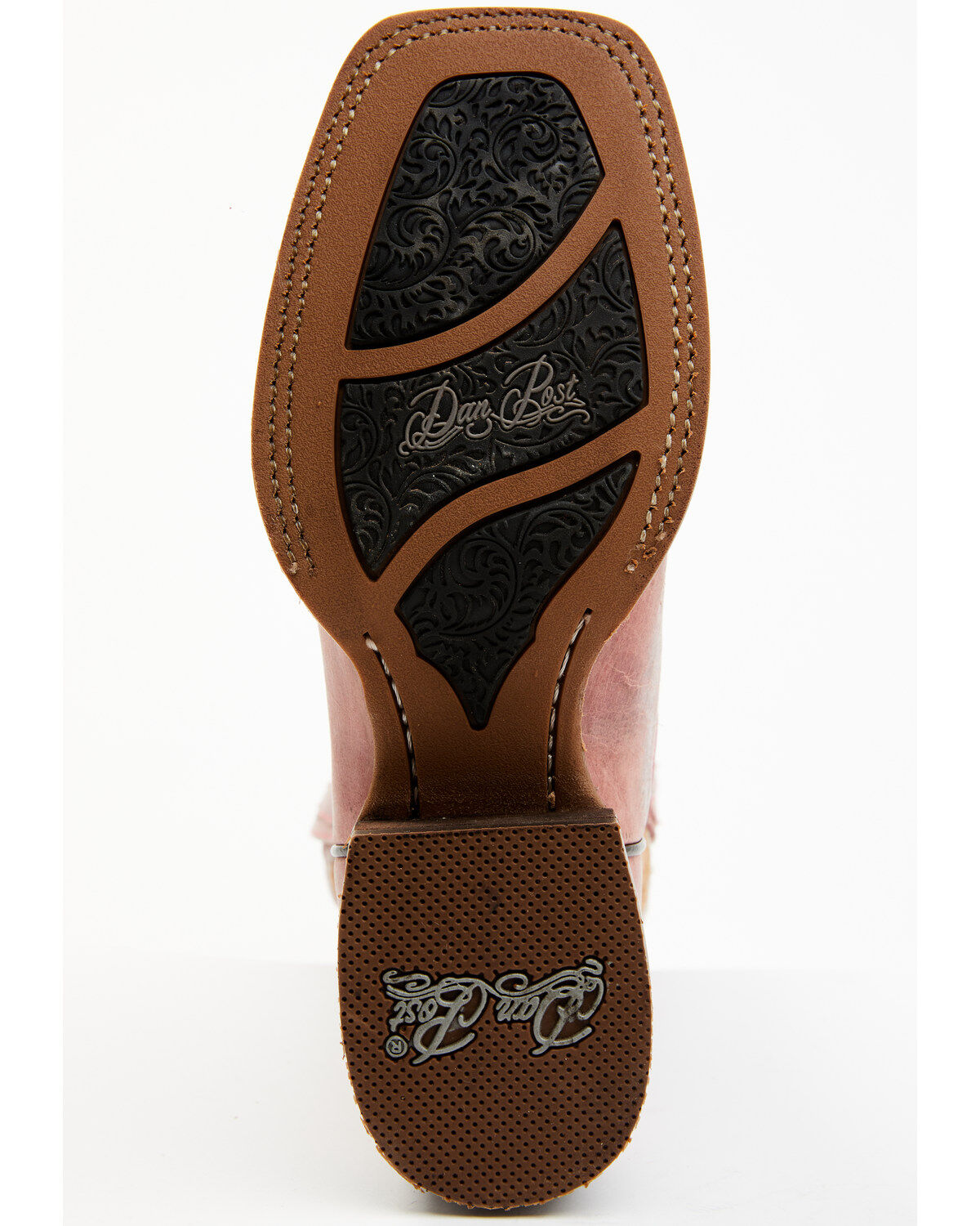 Dan Post Women's Athena Floral Embroidered Western Performance Boots - Broad Square Toe