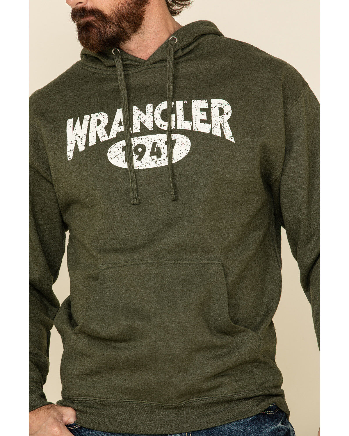 Wrangler Men's Logo Graphic Hooded Sweatshirt