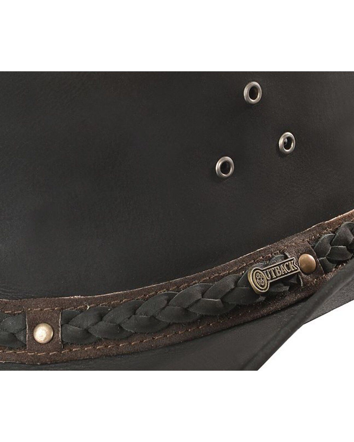 Outback Trading Co. Wagga Wagga UPF 50 Sun Protection Leather Hat
