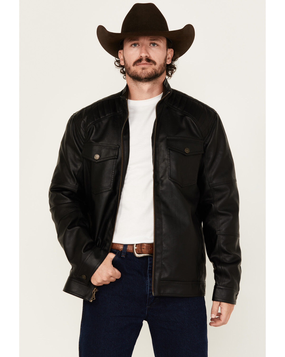 Cody James Men's Houston 2.0 Pantera Moto Jacket