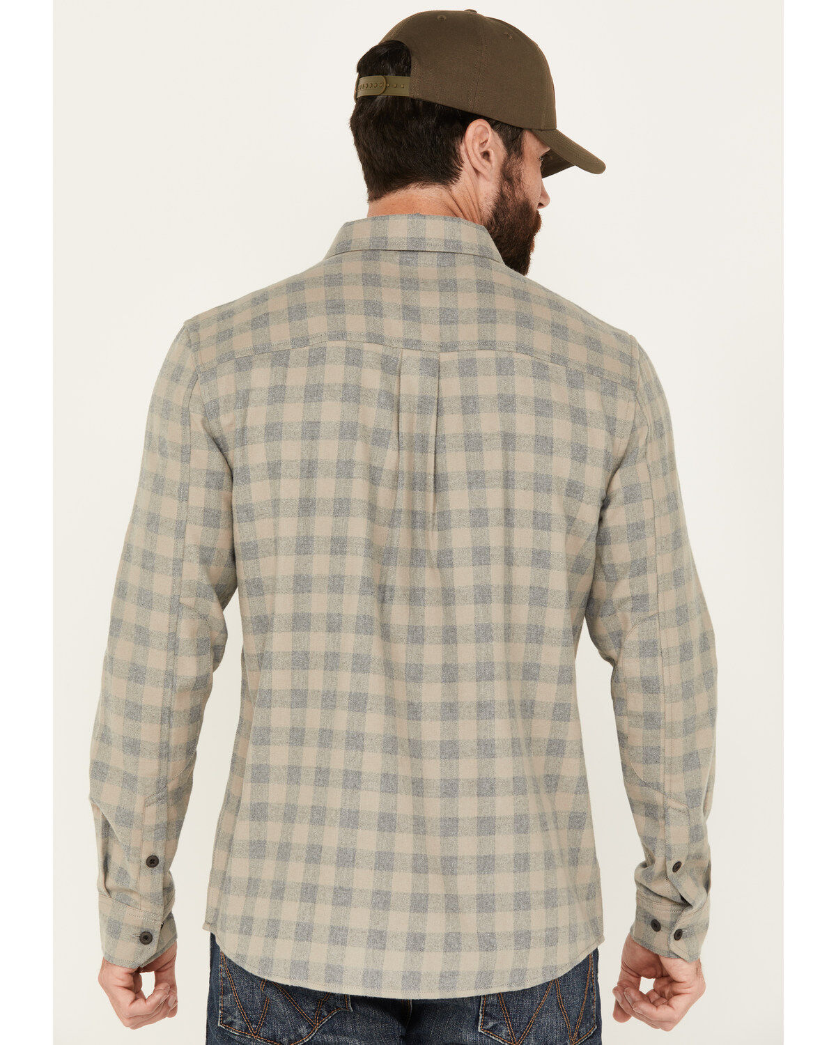 Brothers and Sons Men's Briscoe Everyday Plaid Print Long Sleeve Button Down Flannel Shirt