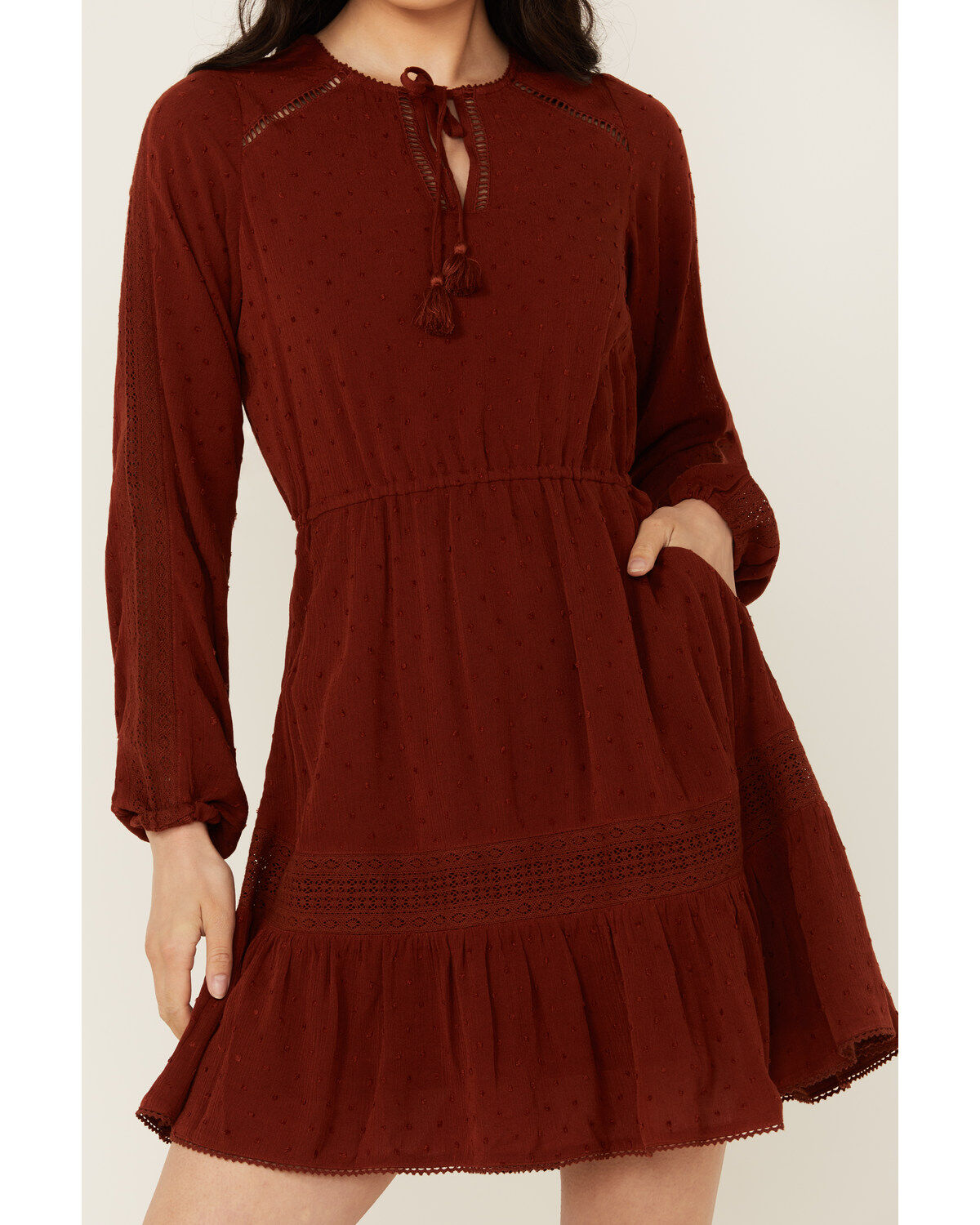 Idyllwind Women's Riker Long Sleeve Mini Dress