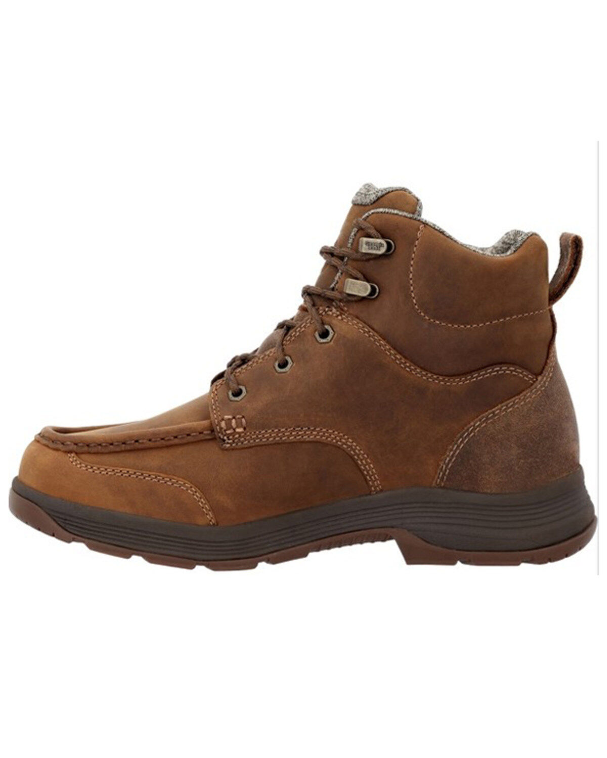 Georgia Men's Athens Superlyte Waterproof 6" Lace-Up Work Boots - Moc Toe