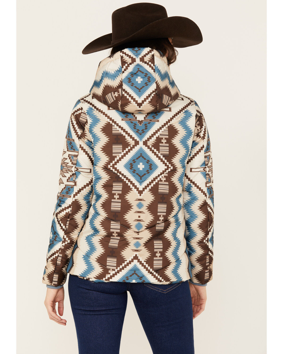 Ariat Women's Chimayo Print Hooded Puffer Jacket