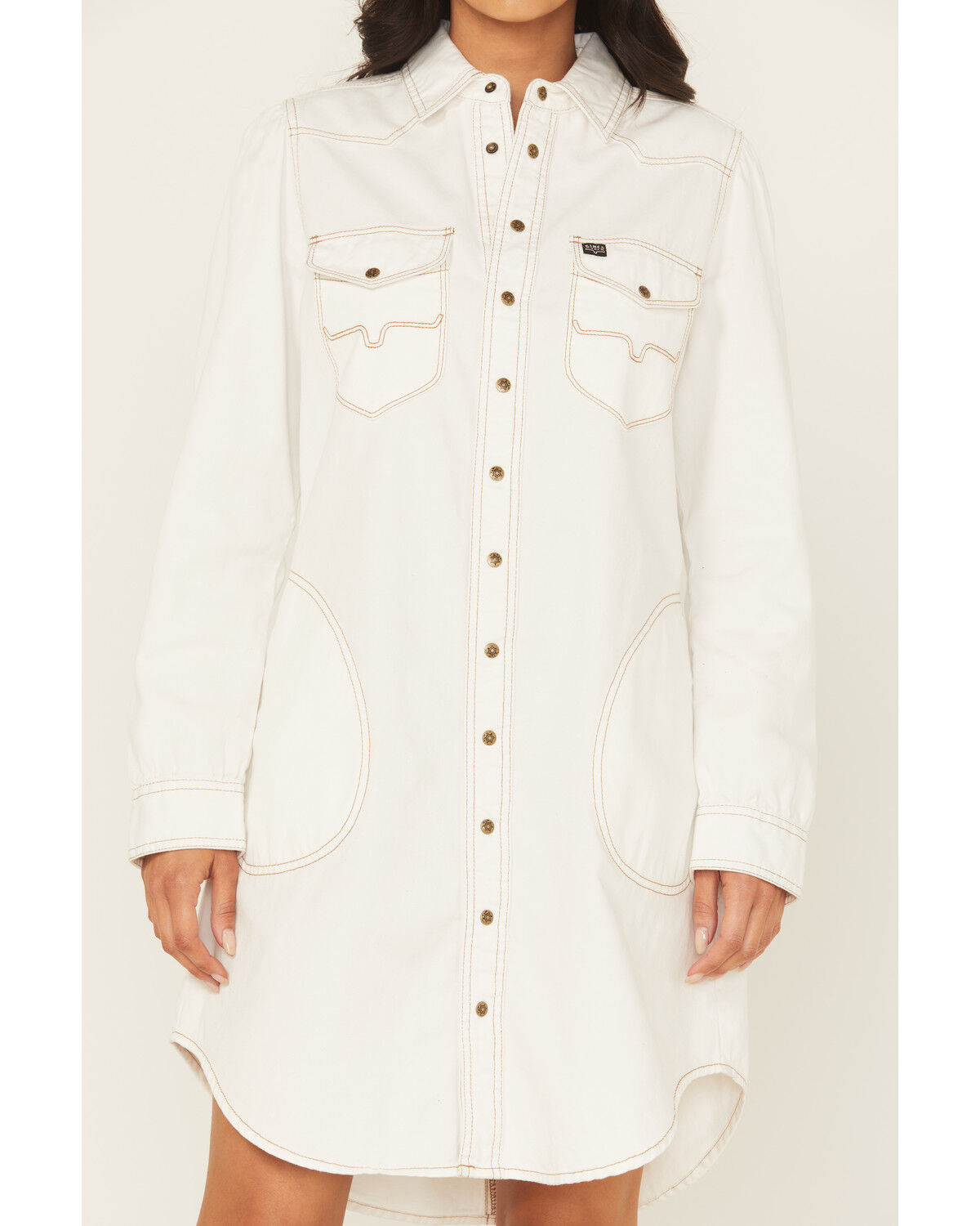 Kimes Ranch Women's Rox Long Sleeve Snap Cropped Western Mini Dress