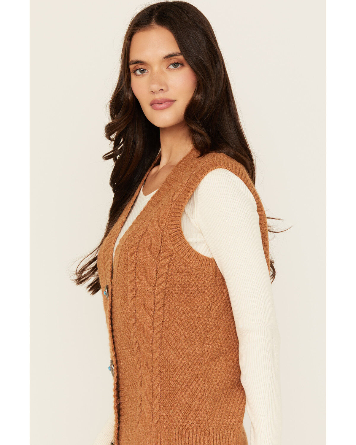 Cotton & Rye Women's Novelty Pun Cable Knit Vest