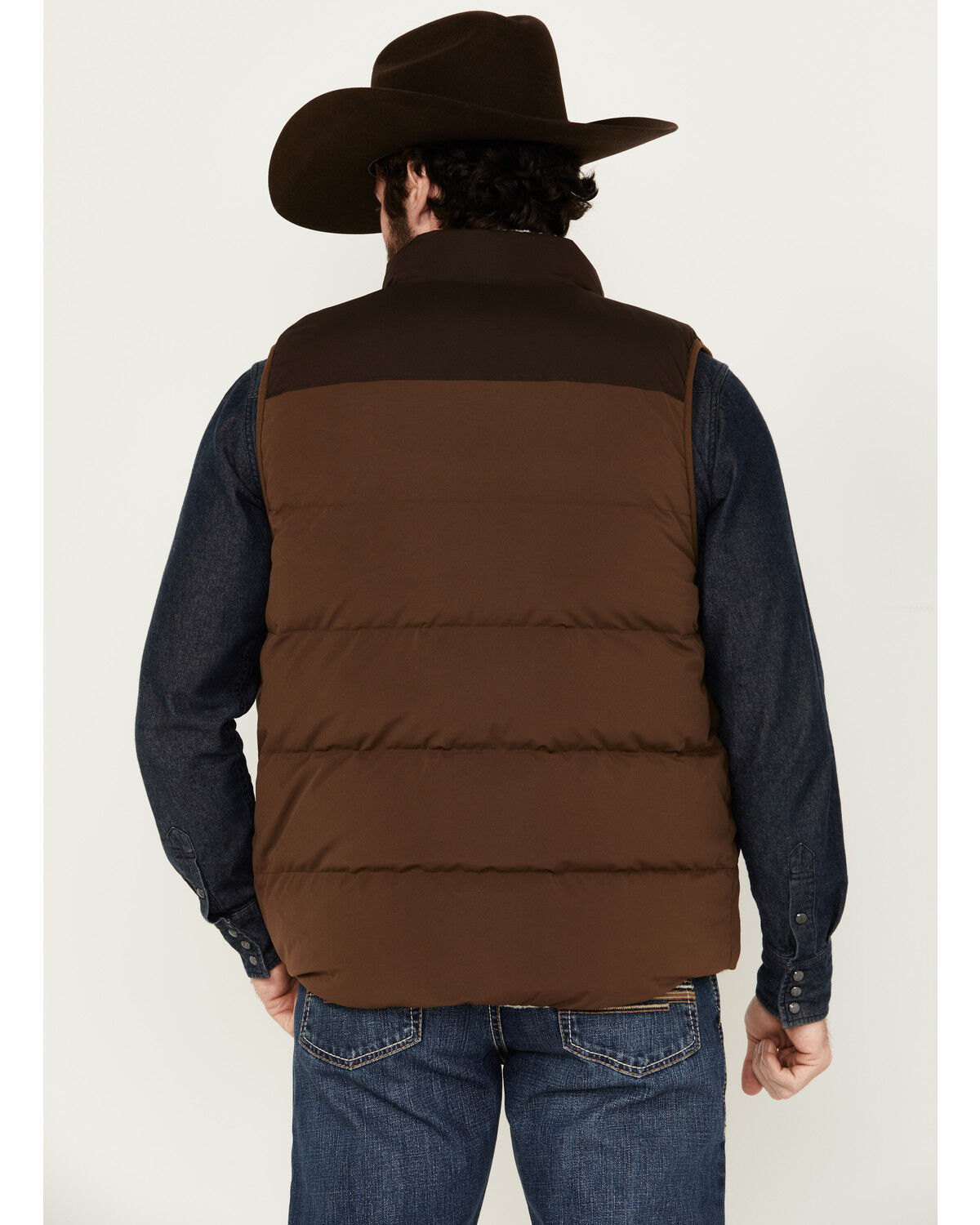 Brothers and Sons Men's Upland Reversible Sherpa Down Vest