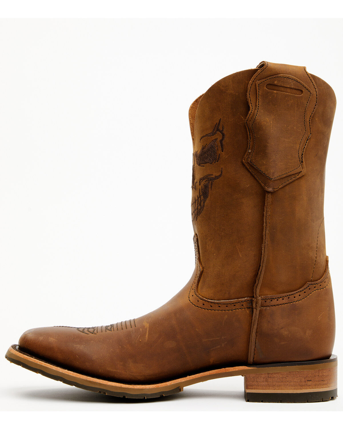 Double H Men's 11" Stockman Ice Roper Western Boots - Broad Square Toe