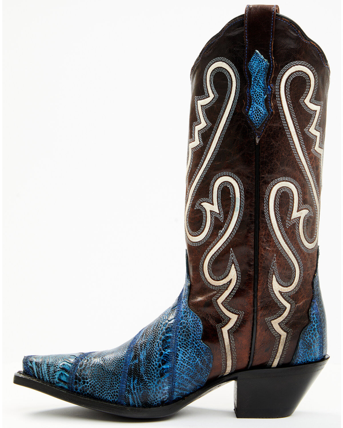 Dan Post Women's Exotic Ostrich Leg Western Boots - Snip Toe