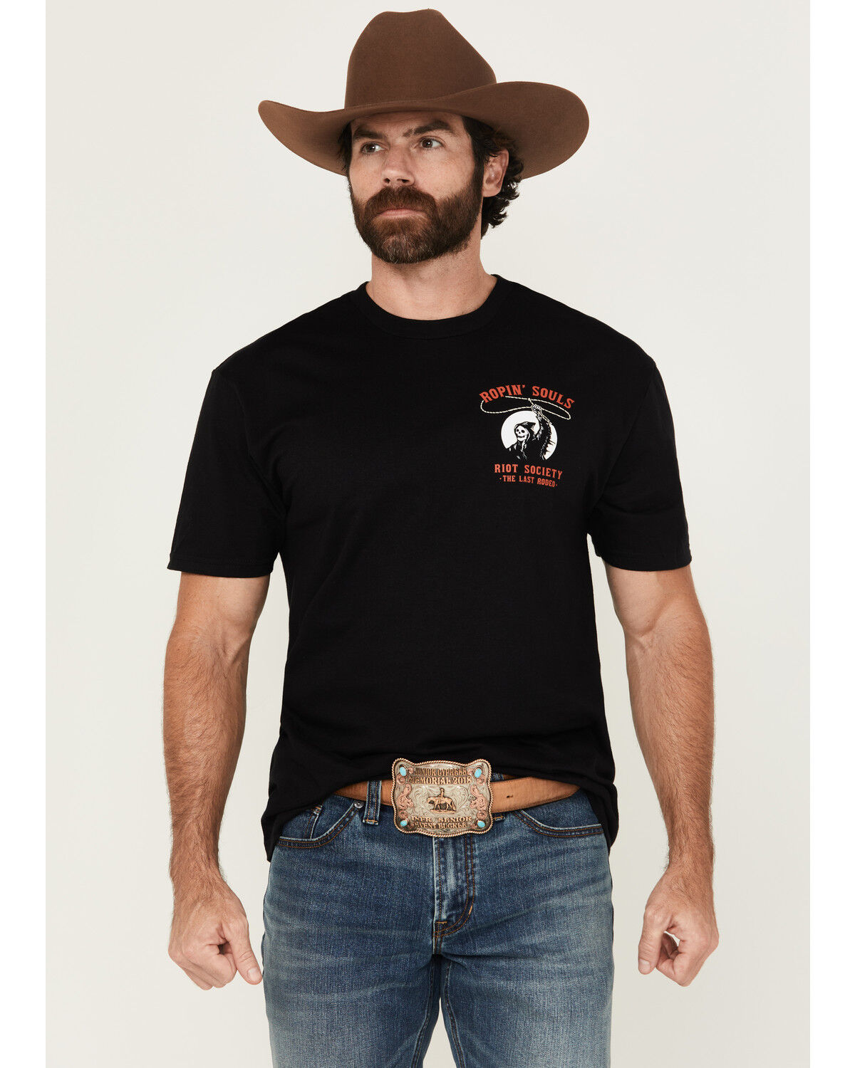 Riot Society Men's Boot Barn Exclusive Ropin' Souls Reaper Short Sleeve Graphic T-Shirt