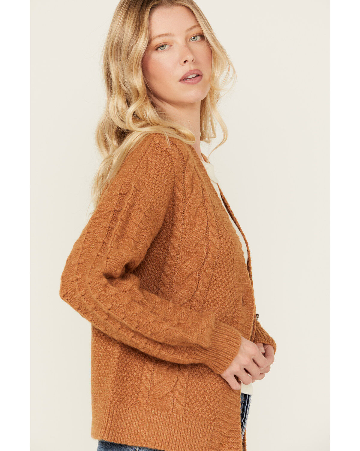 Cotton & Rye Women's Cactus Button Cardigan