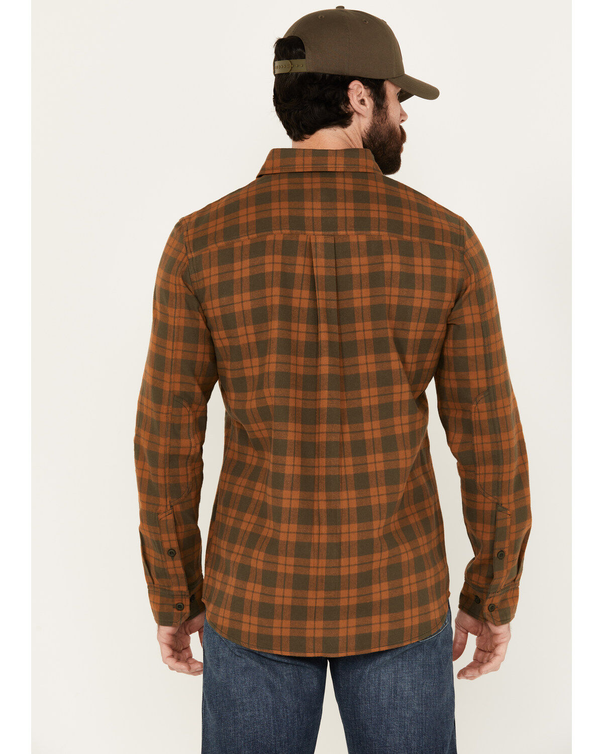 Brothers and Sons Men's Bell Everyday Plaid Print Long Sleeve Button Down Flannel Shirt