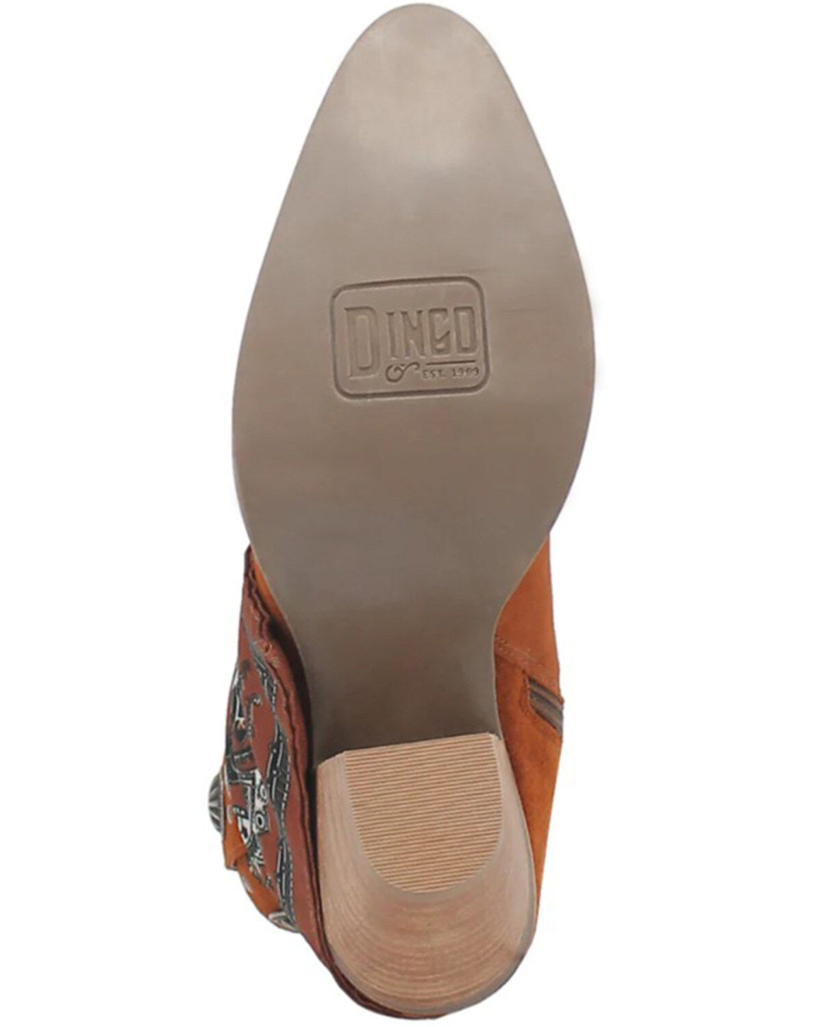 Dingo Women's Suede Bandida Western Booties - Round Toe