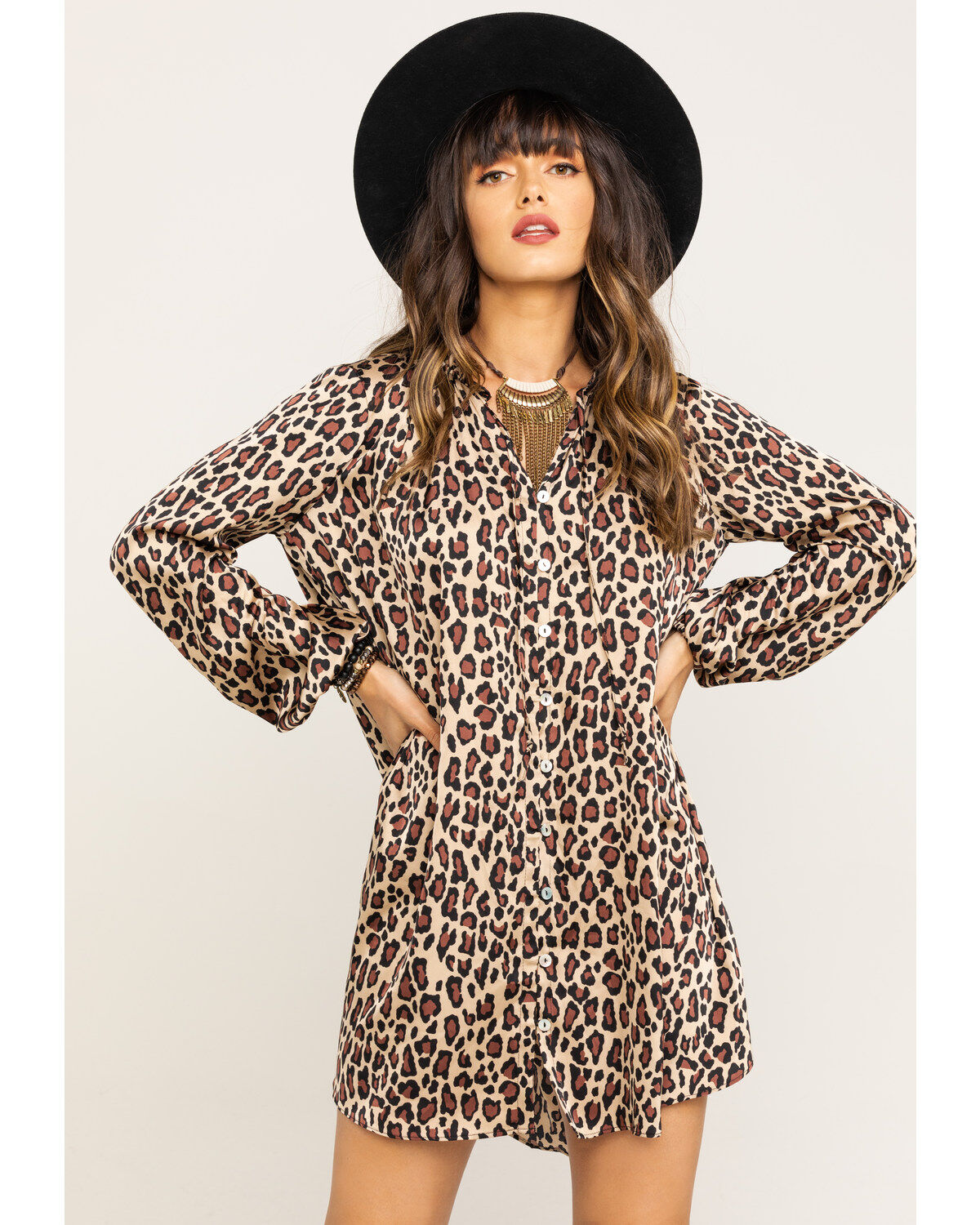 Show Me Your Mumu Women's McKenna Cheetah Fever Mini Dress