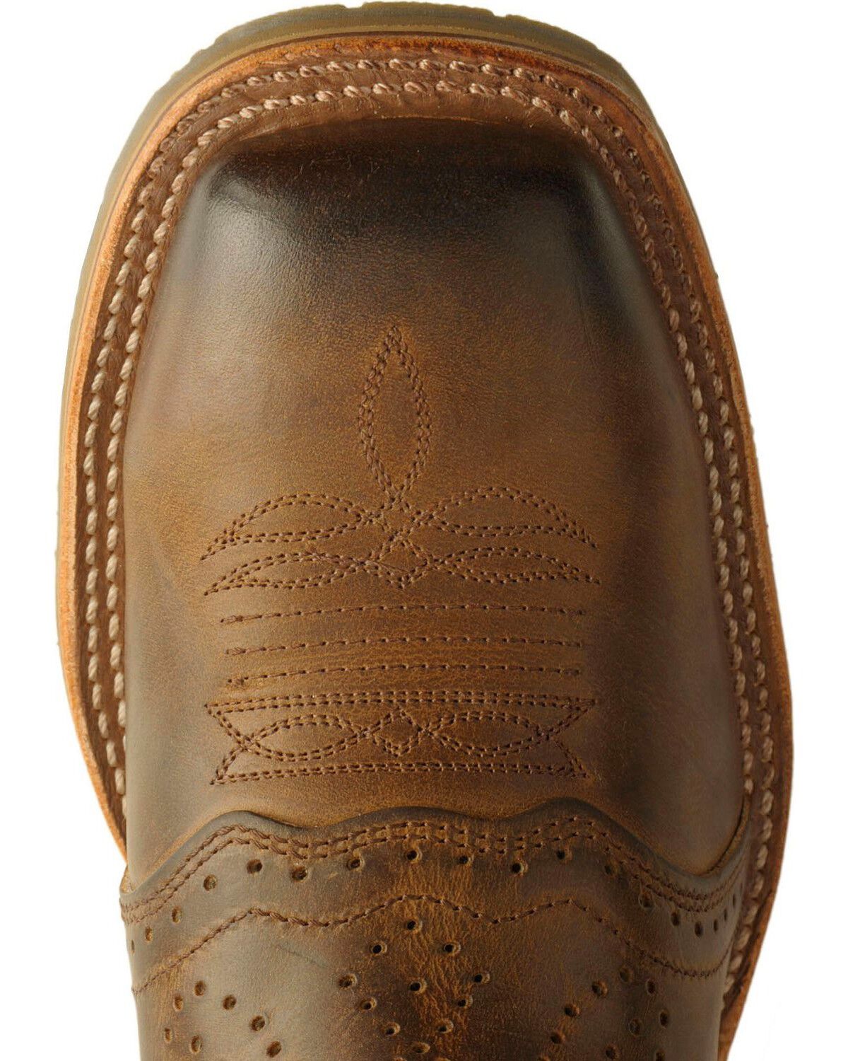 Double-H Men's Steel Square Toe Western Boots