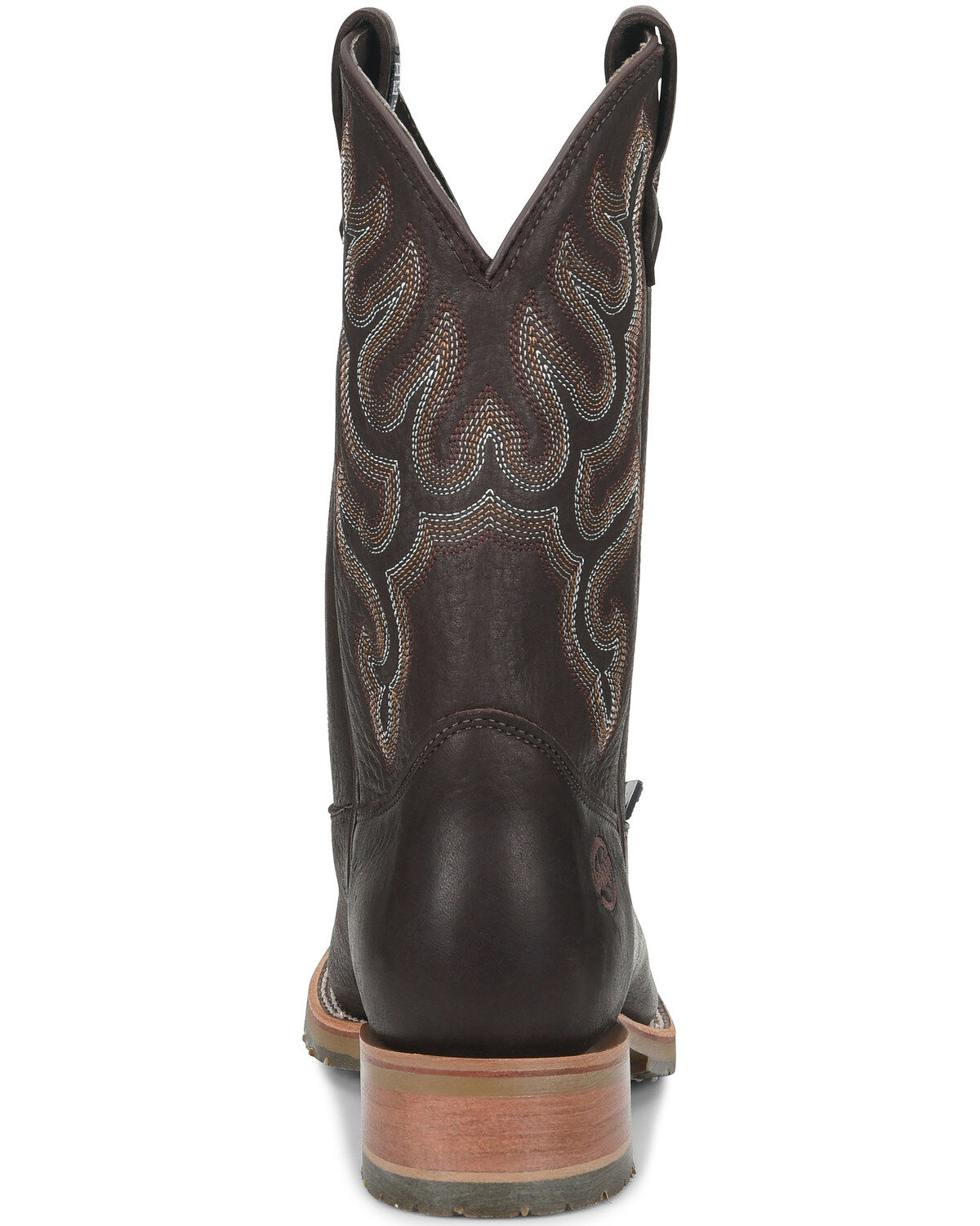 Double H Men's Dark Brown Elk Western Boots - Broad Square Toe