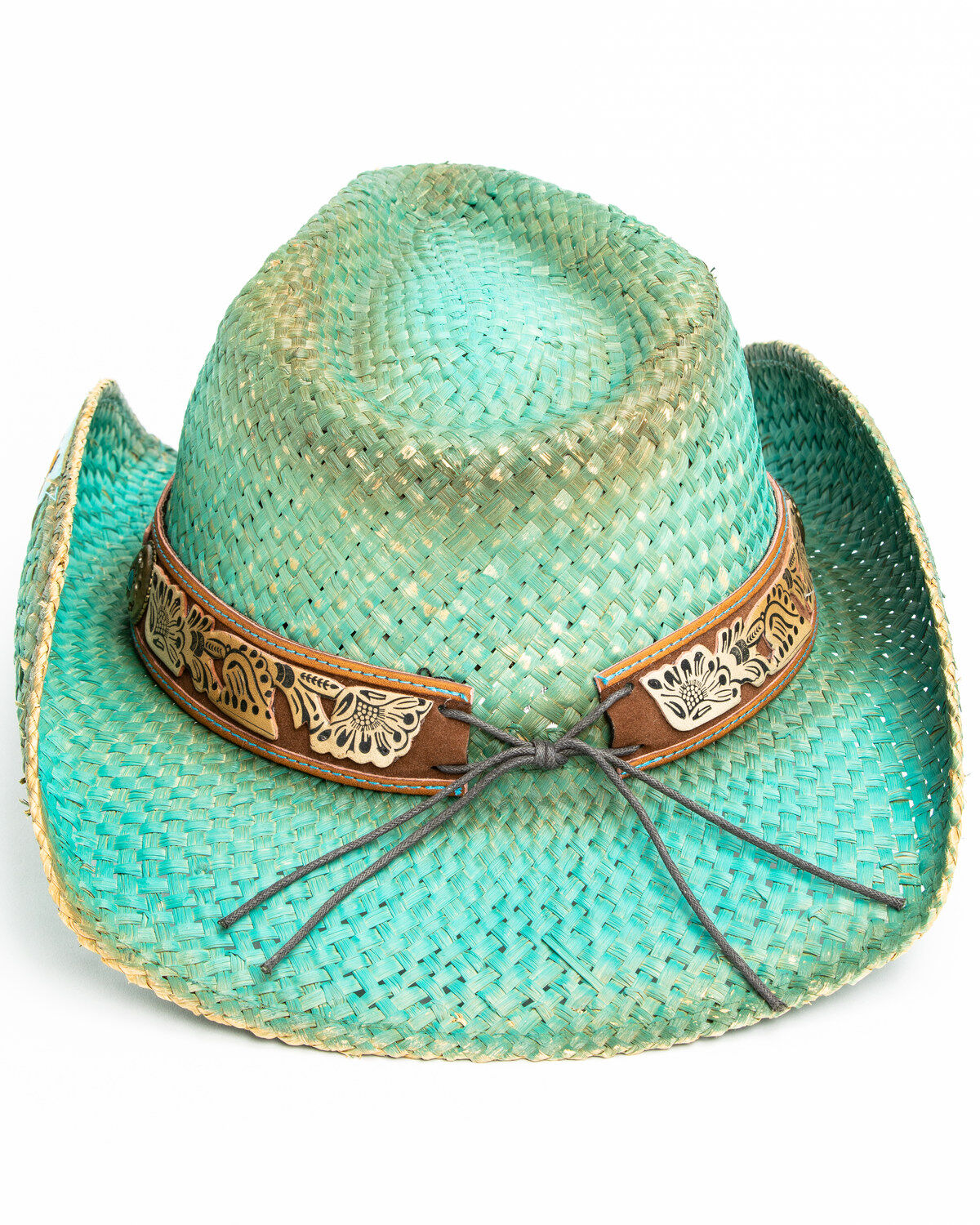 Shyanne Women's Cactus Flower Straw Cowboy Hat