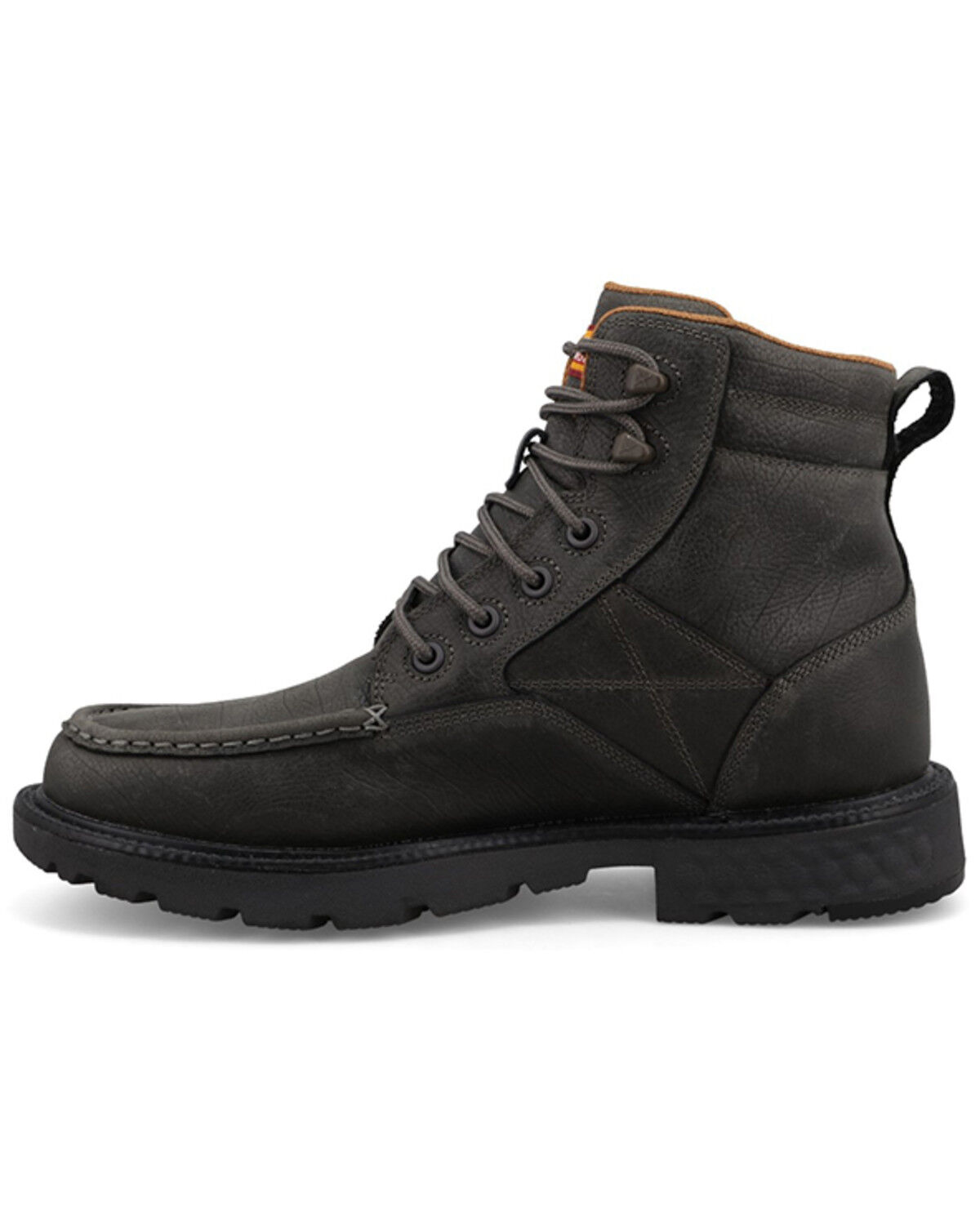 Twisted X Men's 6" Lace-Up Moc Work Boots - Soft Toe