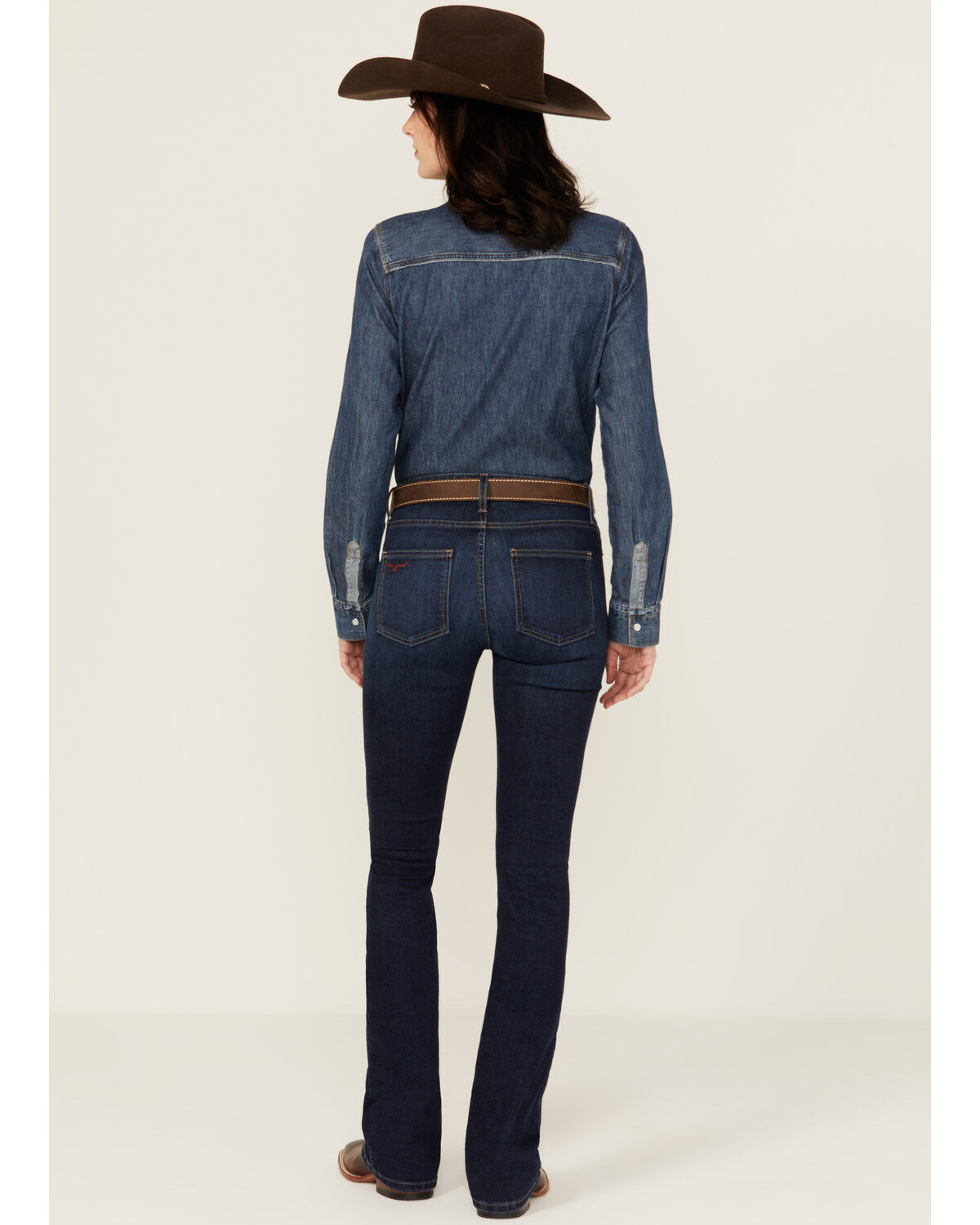 Kimes Ranch Women's Dark Wash Chloe Flare Bootcut Jeans