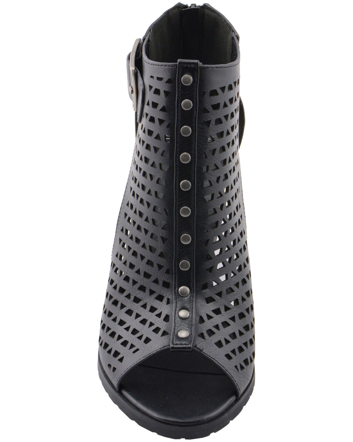 Milwaukee Performance Women's Platform Heel Mesh Top Sandals