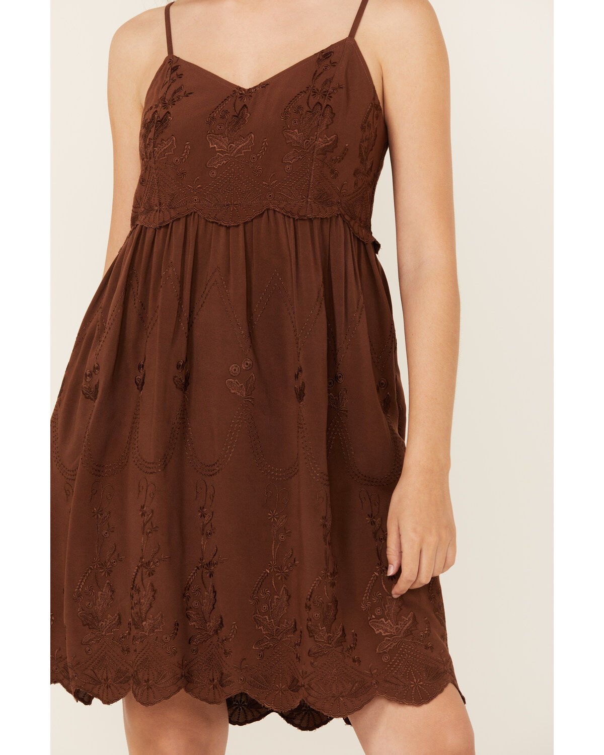 Cleo + Wolf Women's Brina Embroidered Mini Dress