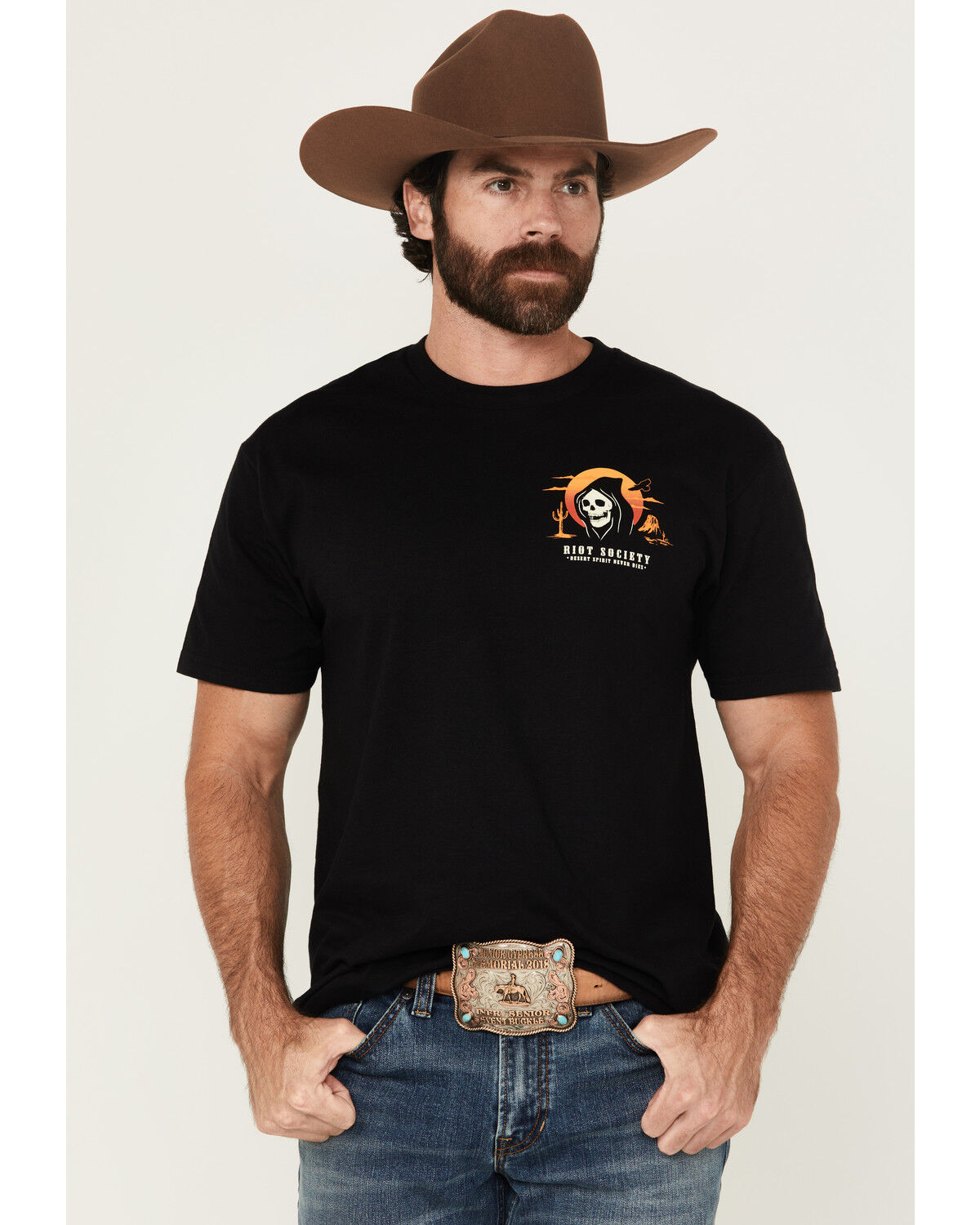 Riot Society Men's Boot Barn Exclusive Monarch Short Sleeve Graphic T-Shirt