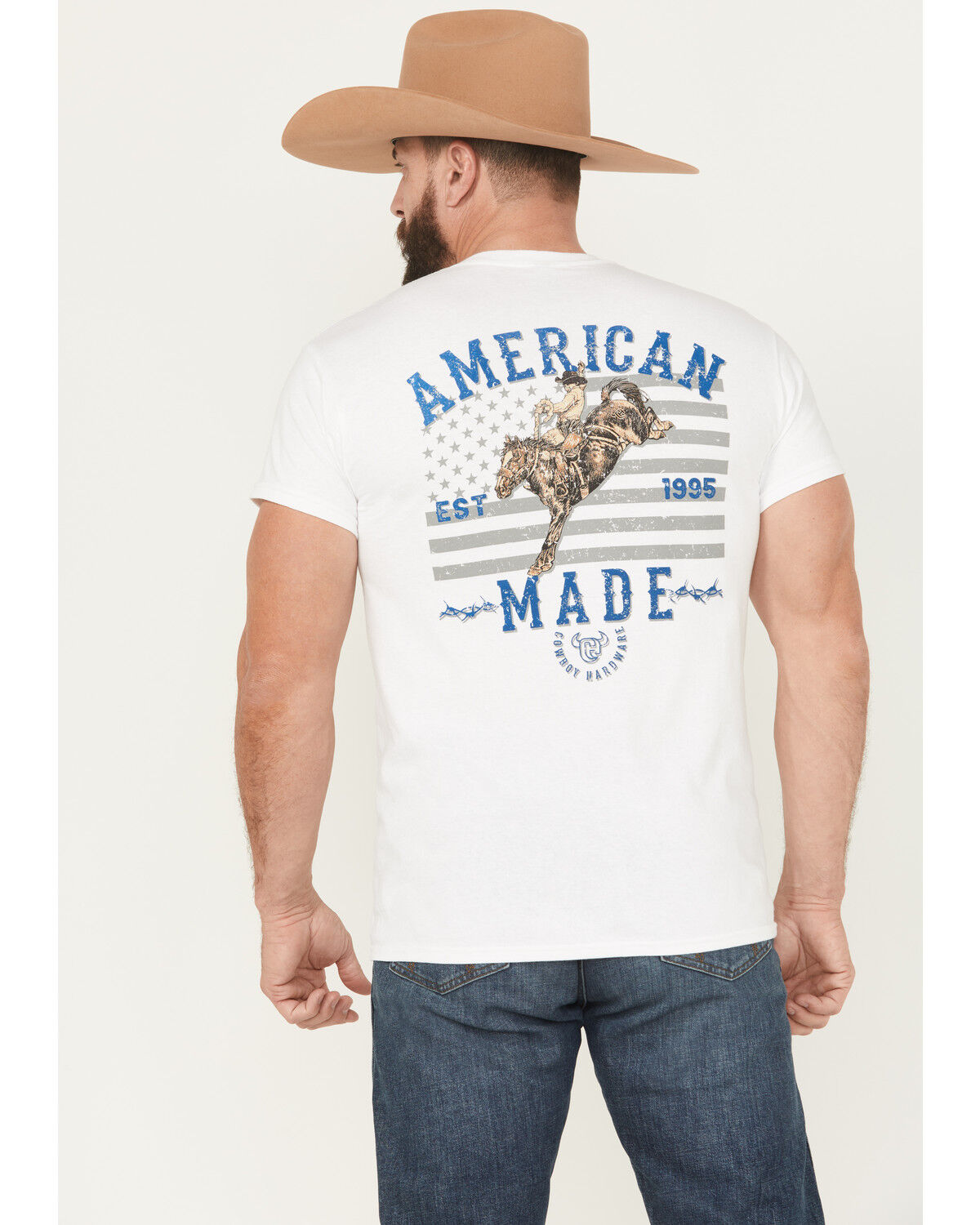 Cowboy Hardware Men's Boot Barn Exclusive American Made Short Sleeve Graphic T-Shirt
