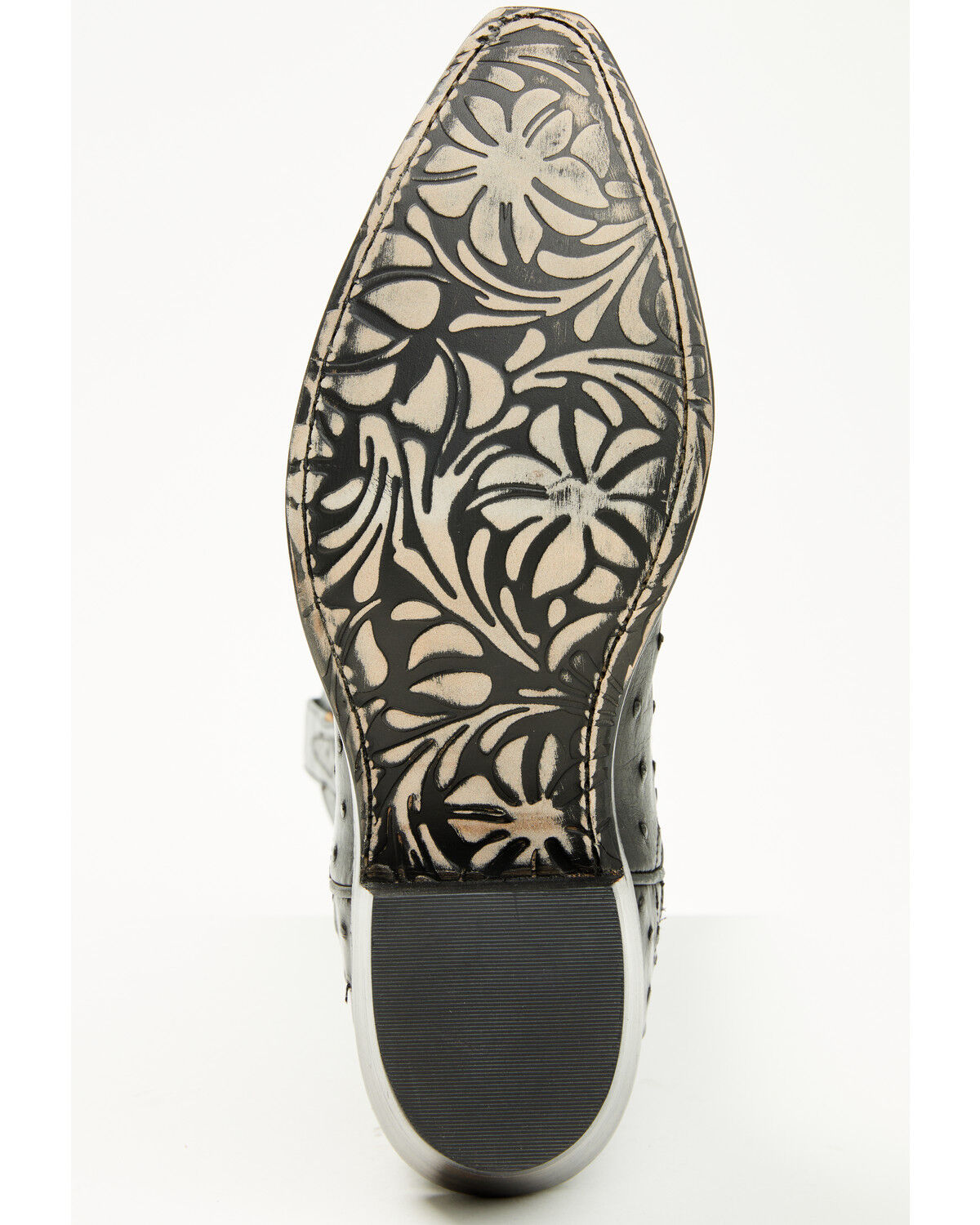 El Dorado Women's Camille Exotic Ostrich Tall Western Boots - Snip Toe