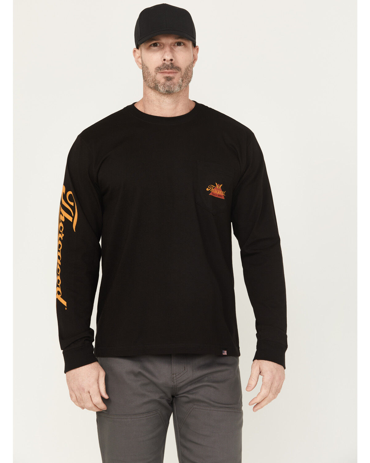 Thorogood Men's USA Logo Long Sleeve Work T-Shirt