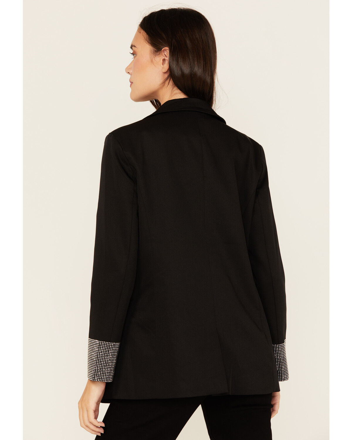 Revel Women's Rhinestone Cuff Blazer