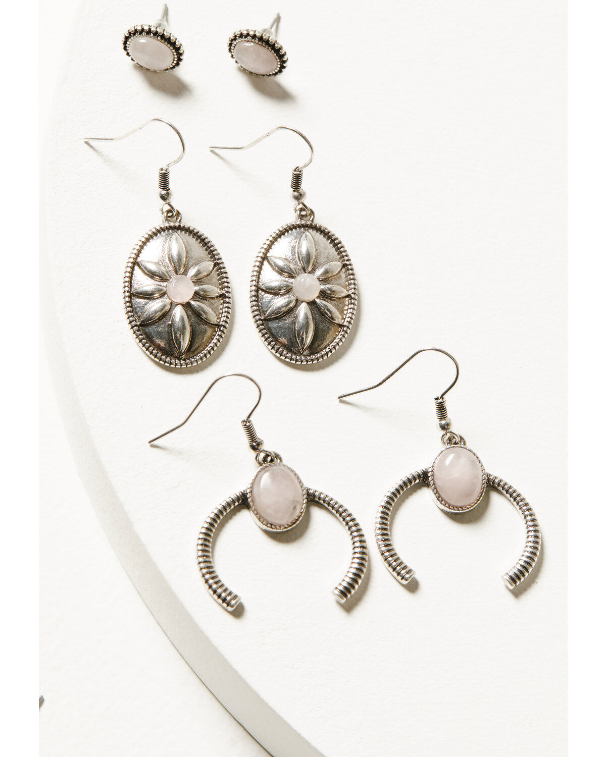 Shyanne Women's Moonbeam Fringe Earring Set - 6 Piece