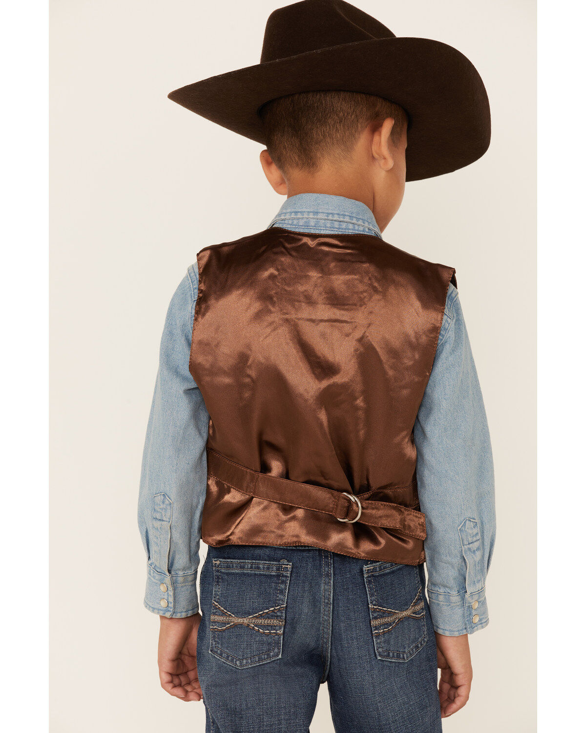Scully Kid's Boar Suede Vest
