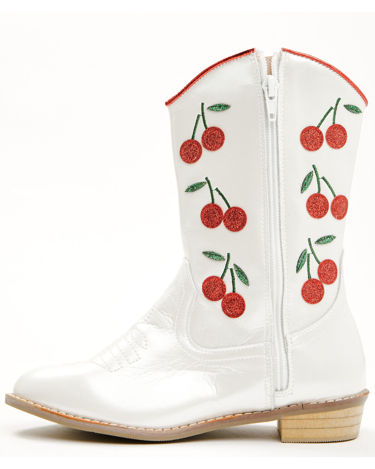 Wild + Rae Girls' Cherry Western Boots - Round Toe
