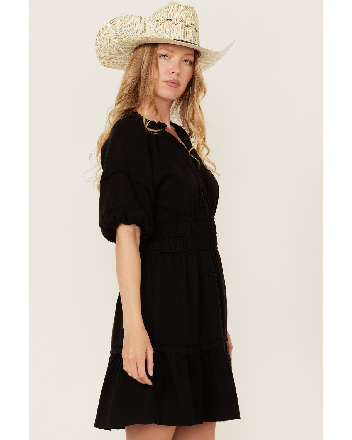 Velvet Heart Women's Tencel Short Sleeve Mini Dress