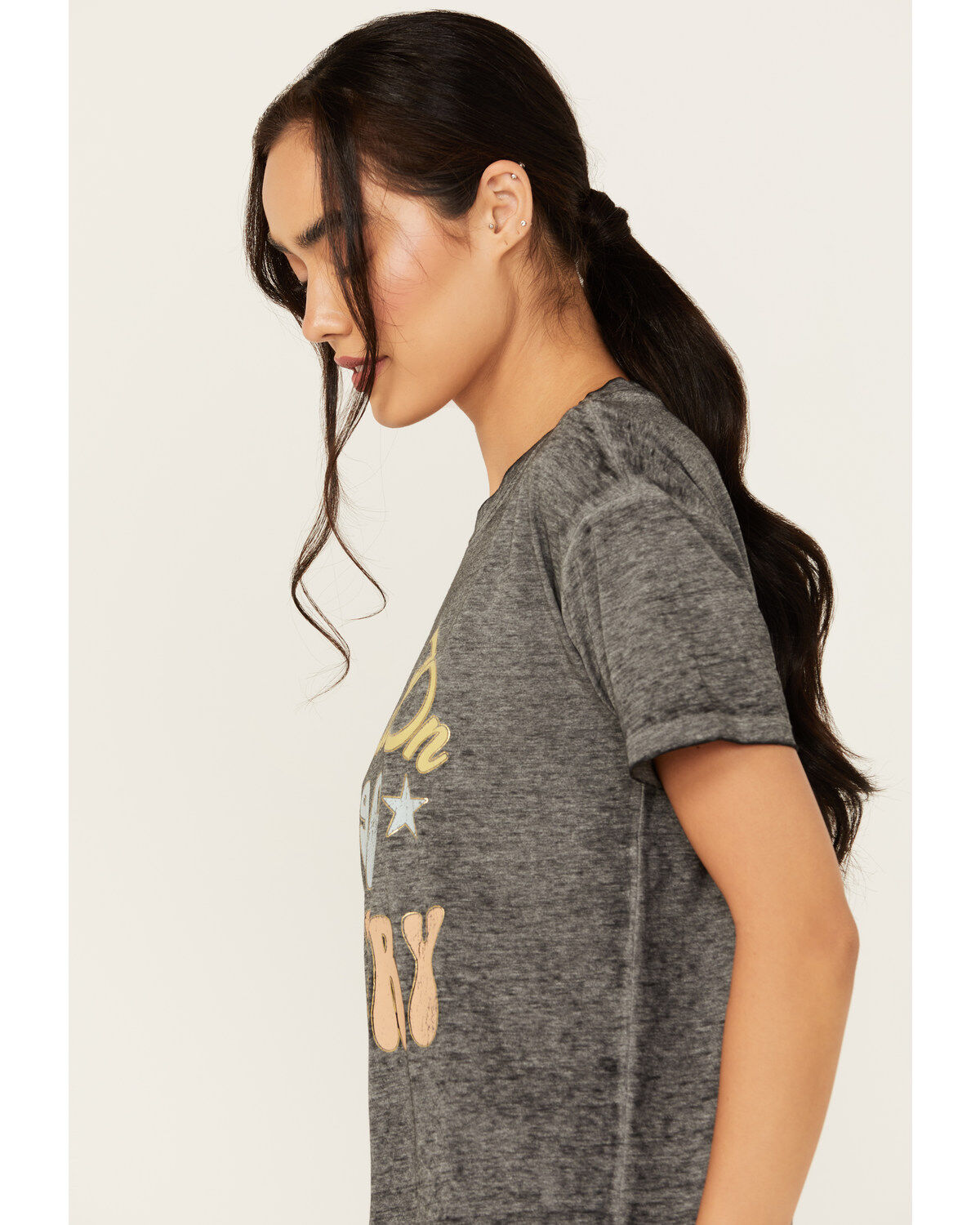 Blended Women's Raised On 90's Country Short Sleeve Graphic Tee