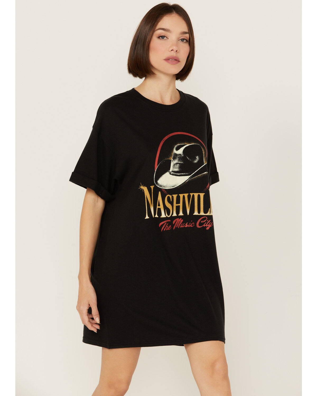 Girl Dangerous Women's Nashville Hat T-Shirt Mini Dress