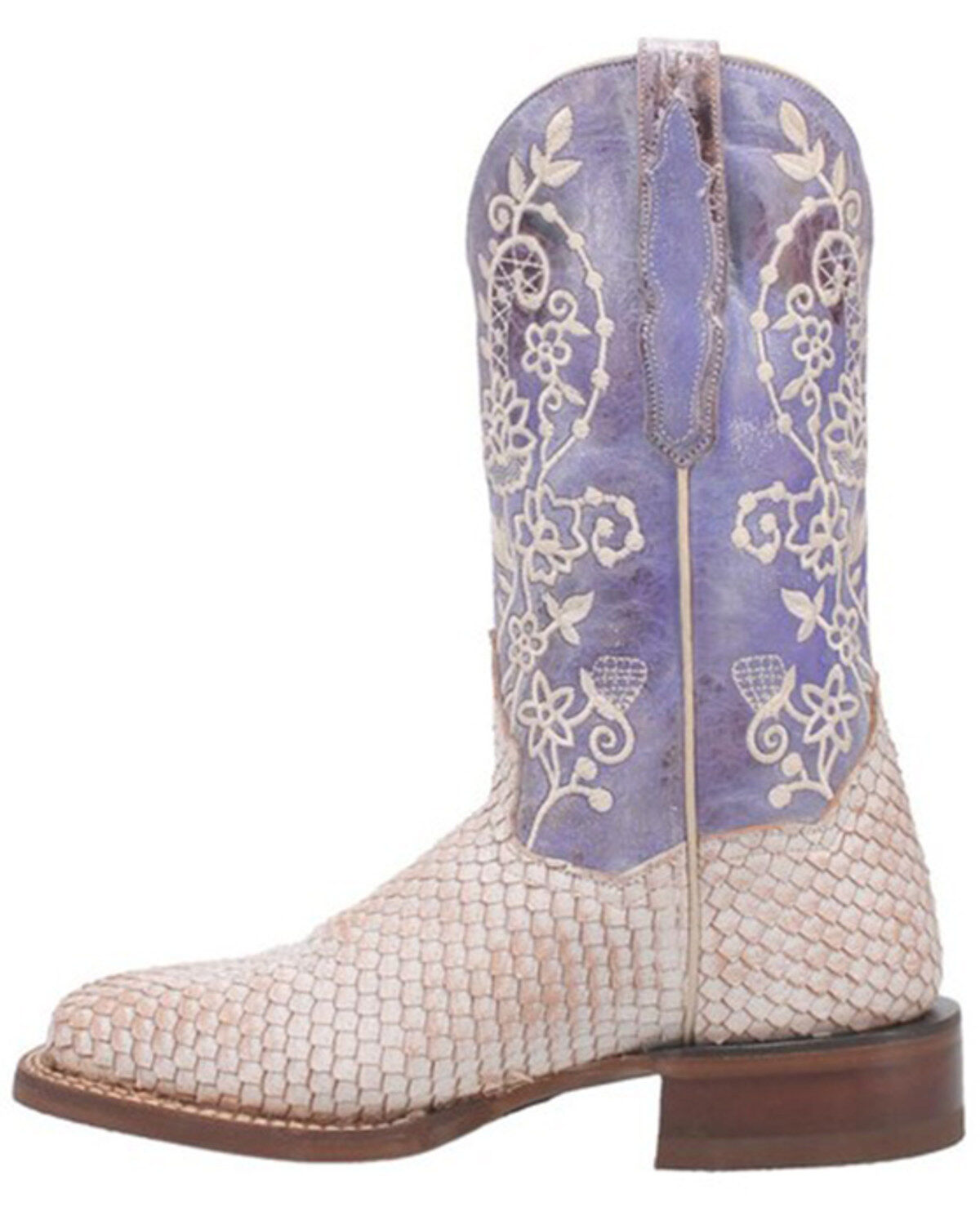 Dan Post Women's White Sands Western Boots - Broad Square Toe