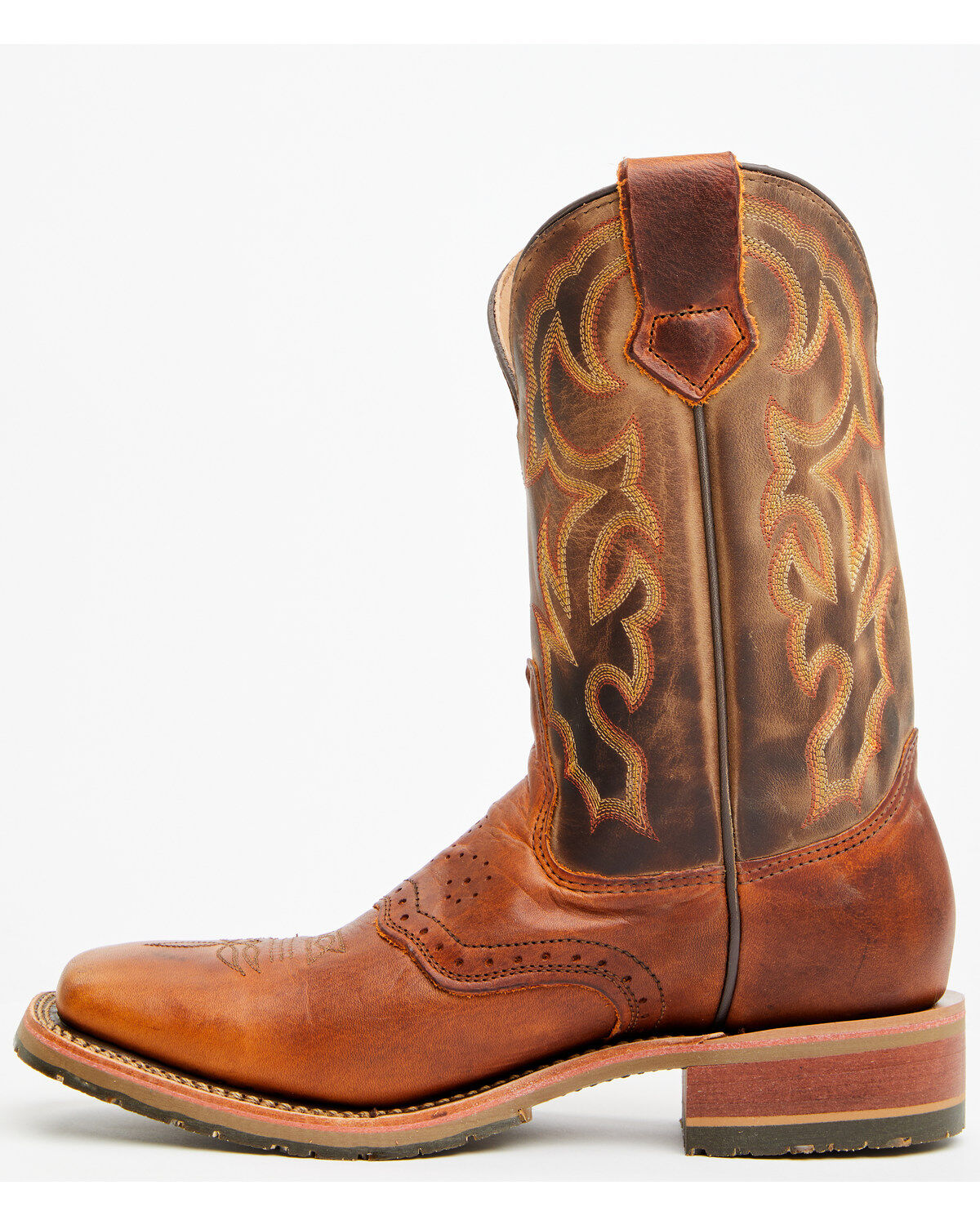 Double H Men's Boot Barn Exclusive 11" Domestic I.C.E® Saddle Vamp Performance Western Boots - Broad Square Toe