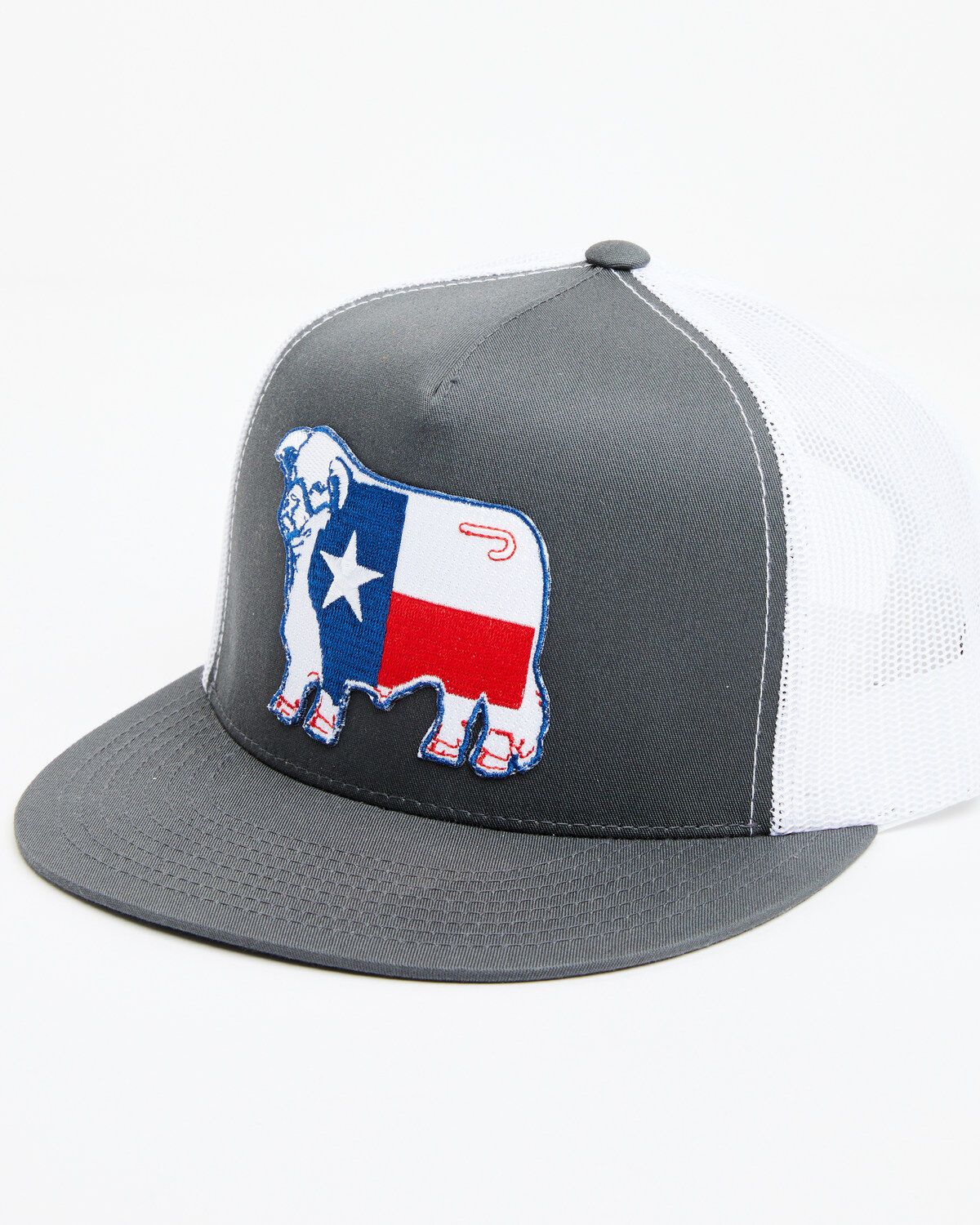 Lazy J Ranch Men's Texas Cow Patch Mesh-Back Ball Cap