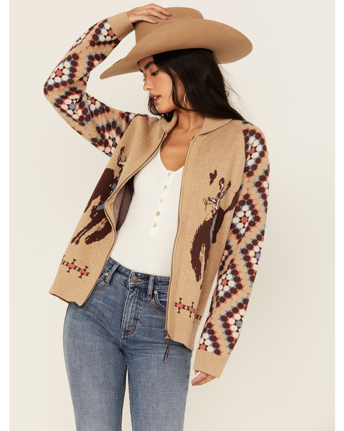 Tasha Polizzi Women's Rodeo Zip Cardigan