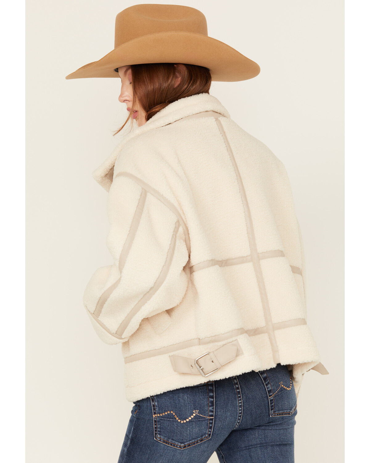 Revel Women's Sherpa Trim Moto Jacket