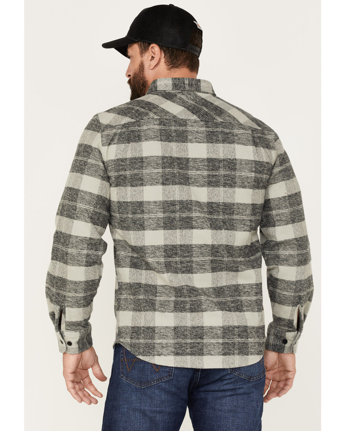 Brixton Men's Bowery Long Sleeve Button Down Flannel Shirt