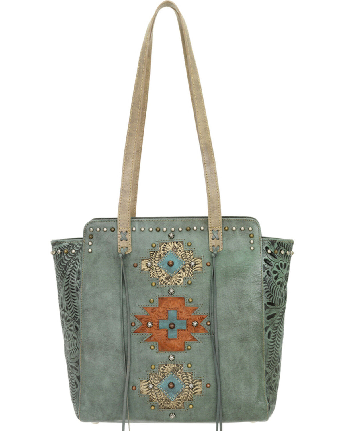 American West Navajo Soul Zip Top Tote
