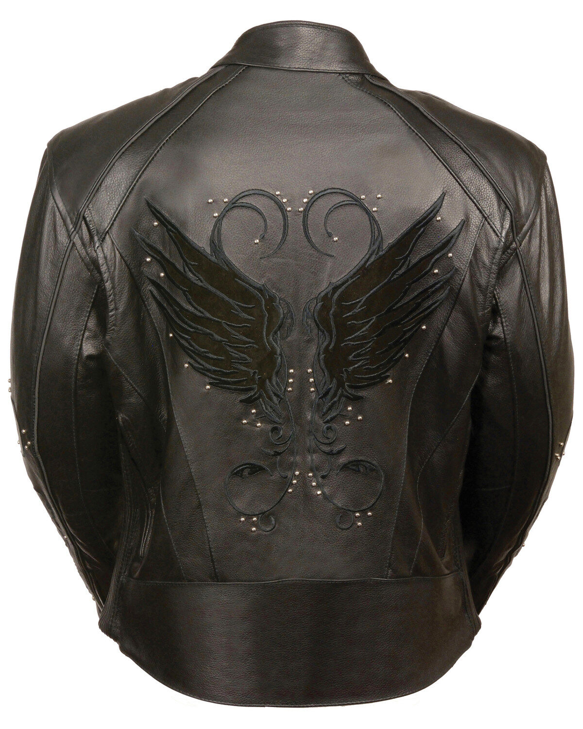 Milwaukee Leather Women's Stud & Wing Leather Jacket